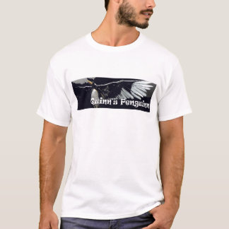 Le T-shirt des hommes de "Penguinn", blanc, taille