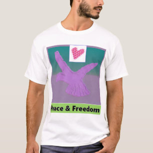 Le T-shirt des hommes de presse de paix et de