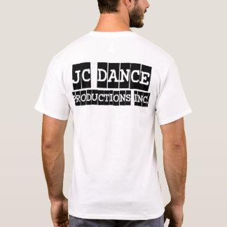Le T-shirt des hommes de productions de danse de