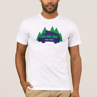 Le T-shirt des hommes de profondément satisfait