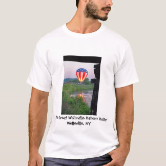 Le T-shirt des hommes de rassemblement de ballon