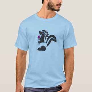 Le T-shirt des hommes de Skunkdude - bleu