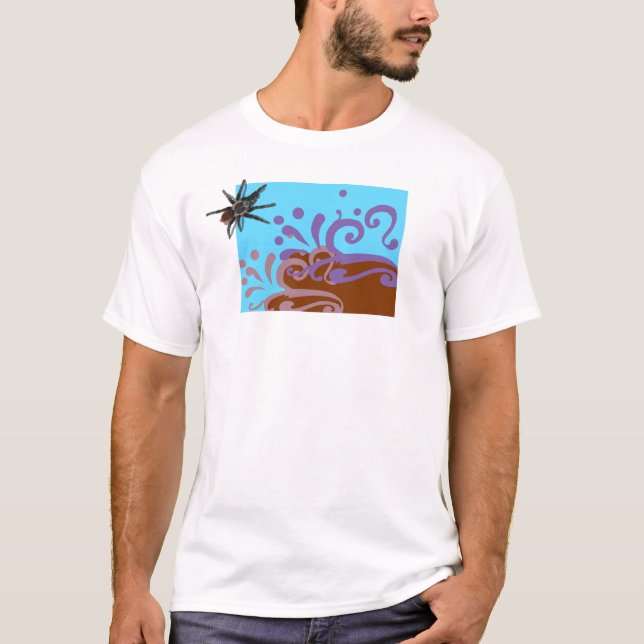 Le T-shirt des hommes de tarentule avec la (Devant)