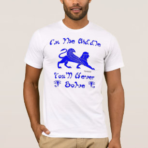 Le T-shirt des hommes d'énigme de sphinx
