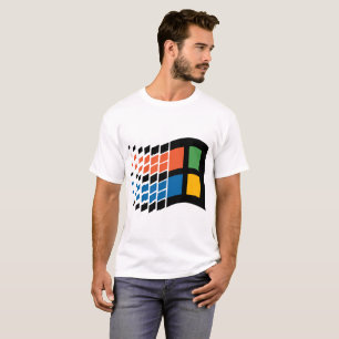 Le T-shirt des hommes du logo   de Windows 95