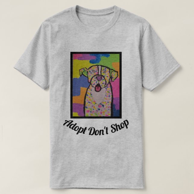 Le T-shirt des hommes gris avec la conception (Design devant)