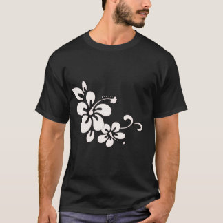 Le T-shirt des hommes hawaïens de fleur
