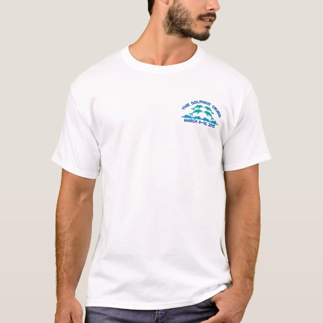 Le T-shirt des hommes - la croisière des dauphins (Devant)