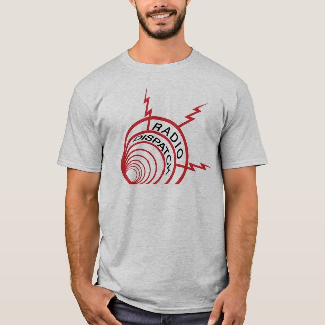 Le T-shirt des hommes par radio d'expédition (Devant)