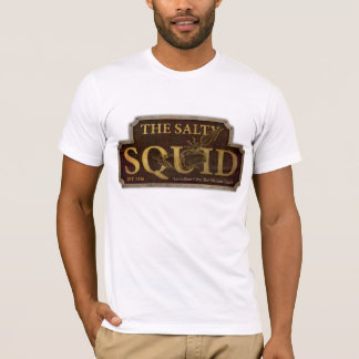 Le T-shirt des hommes salés de calmar