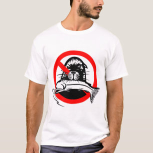 Le T-shirt des hommes saumonés de voleur