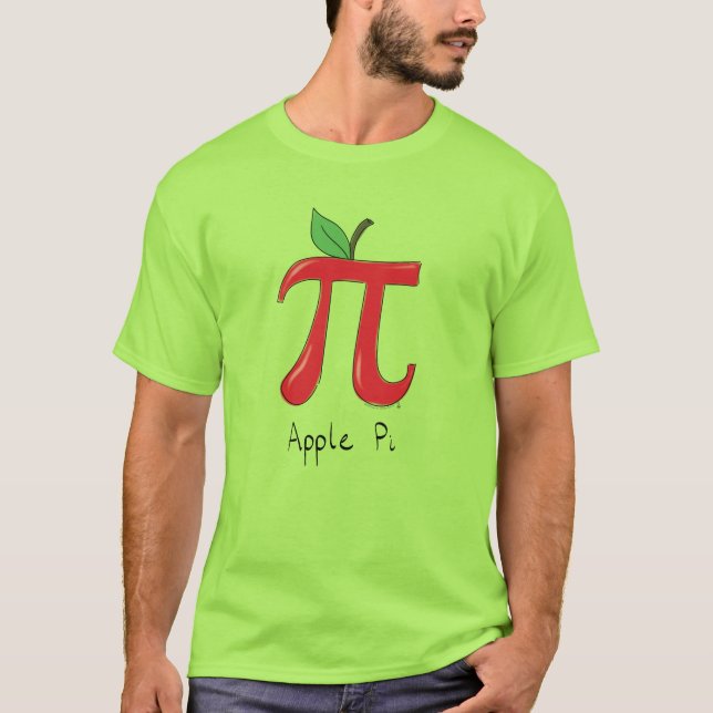 Le T-shirt des maths pi d'Apple pi des hommes (Devant)