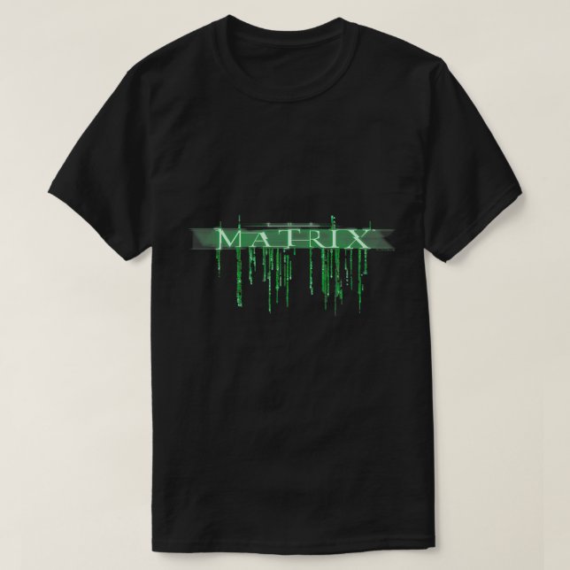 Le T-shirt du logo du code classique matriciel (Design devant)