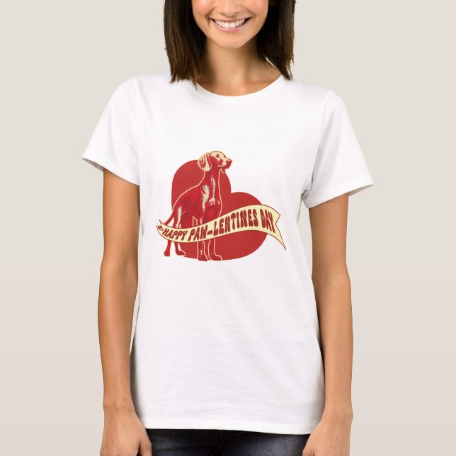 Le T-shirt du pointeur à poils courts allemand Paw (Devant)