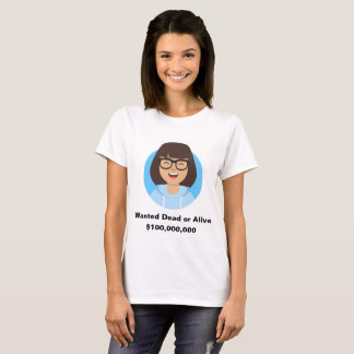 Le T-shirt d'une Recherchée d'Avataars