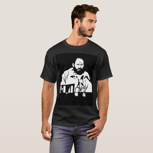 Le T-shirt foncé de base Arménie Monte Melkonian (Devant entier)