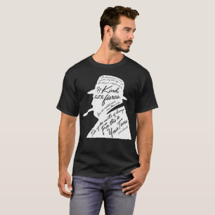 Le T-shirt foncé de base des hommes de Churchill