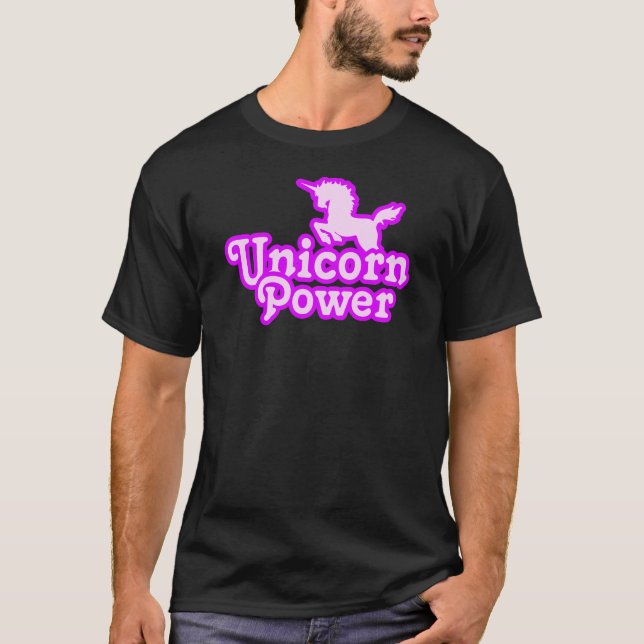 Le T-shirt foncé de base des hommes de puissance (Devant)