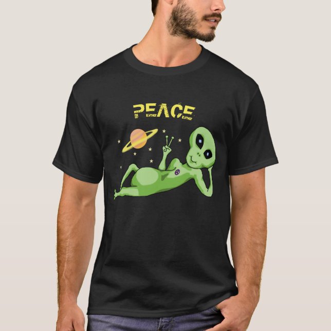 Le T-shirt foncé de base des hommes étrangers de (Devant)