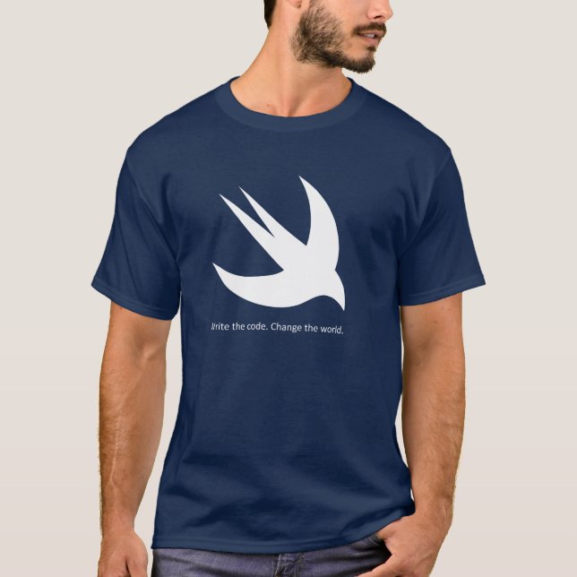 Le T-shirt foncé de base des hommes rapides de (Devant)