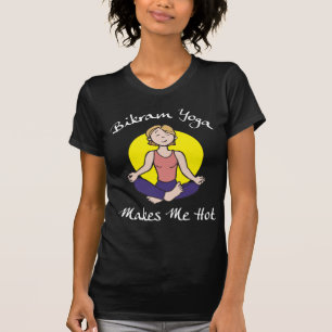 Le T-shirt foncé de Bikram des femmes drôles de
