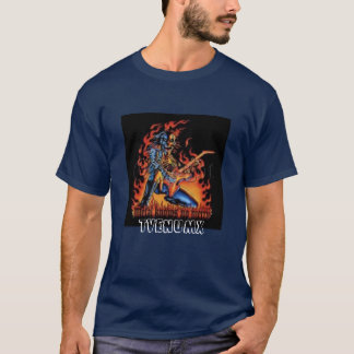 Le T-shirt foncé des hommes - customisé