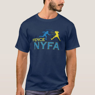 Le T-shirt foncé des hommes de la barrière NYFA