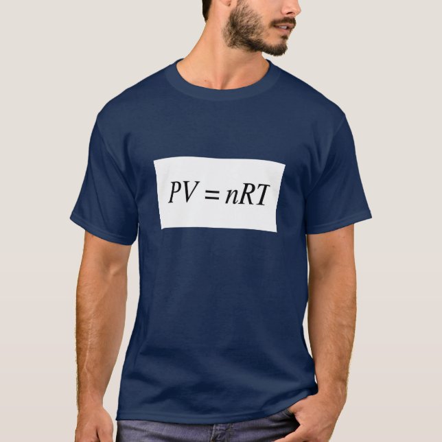 Le T-shirt foncé des hommes de loi de gaz parfaits (Devant)