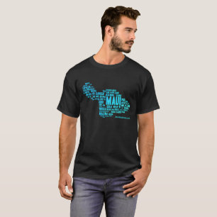 Le T-shirt foncé des hommes (nuage de mot)
