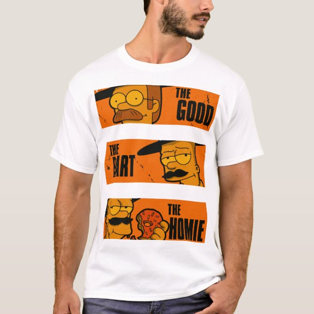 Le T-Shirt Graphique de caractères Homie (Devant)