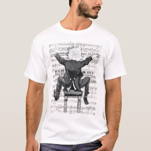 Le T-shirt heureux de pianiste