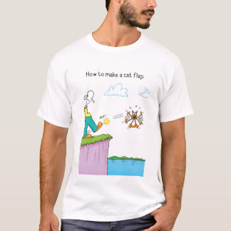 Le T-shirt impair d'aileron de chat de peloton