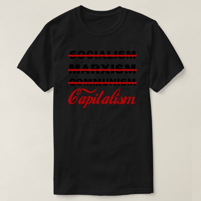 Le T-shirt indispensable au capitalisme (Design devant)