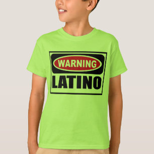 Le T-shirt LATIN de l'enfant d'avertissement