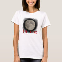 Le T-Shirt Lune, la luna, la lune, the moon