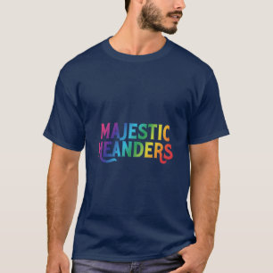 Le t-shirt "Majestic Meanders" présente un