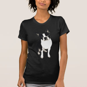 Le T-shirt noir des femmes de Maxx Boston