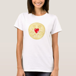 Le T-shirt poisseux des femmes d'illustration de