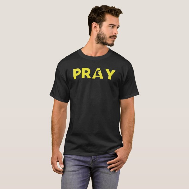 Le T-shirt PRAY (Devant entier)