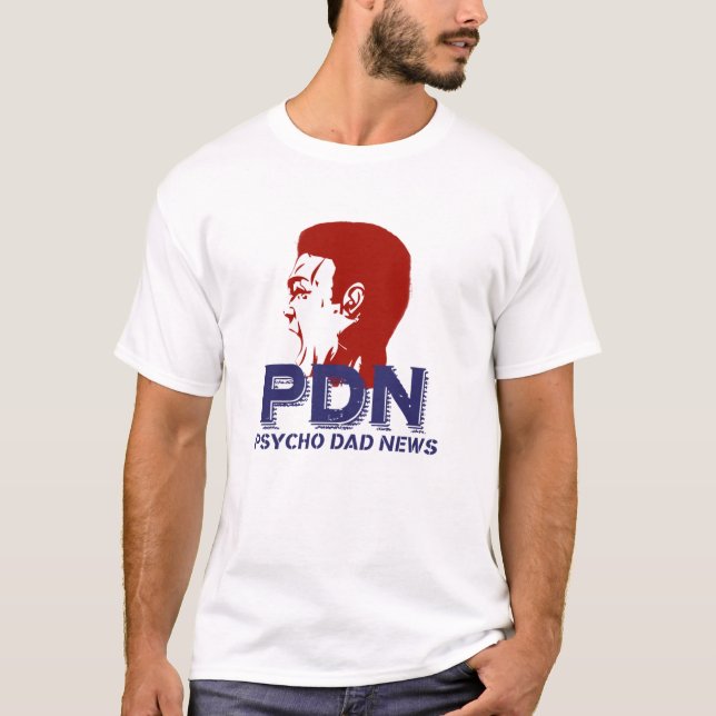 Le T-shirt psychopathe OFFICIEL de nouvelles de (Devant)