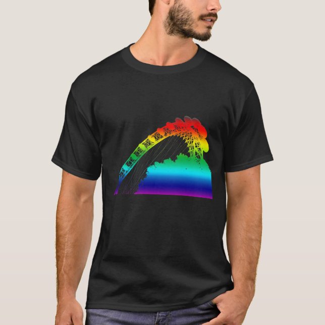 Le T-shirt Rainbow de London Eye (Devant)
