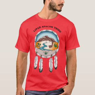 Le T-shirt ROUGE des hommes de tribu de Lipan