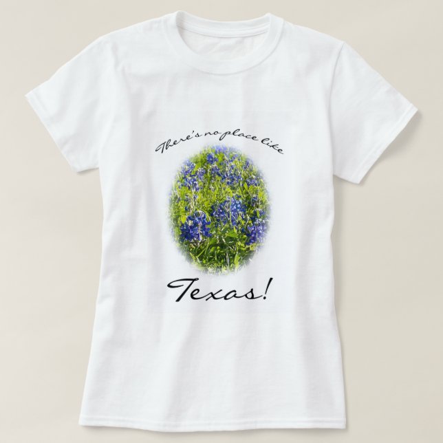 Le T-shirt Texas Blubonnet n'a pas sa place (Design devant)