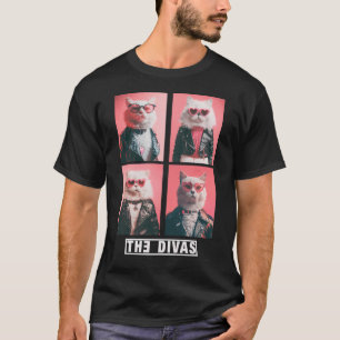 Le T-shirt The Divas Cat Band par Blirt