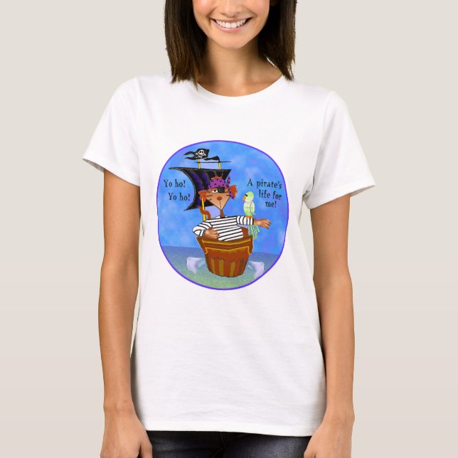 Le T-shirts des femmes de pirate (Devant)