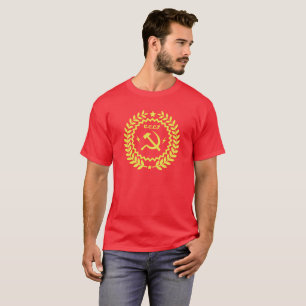 Le T-shirts des hommes d'insigne de marteau et de