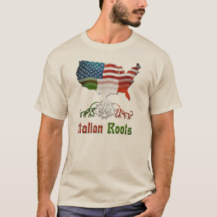 Le T-shirts des hommes italiens américains