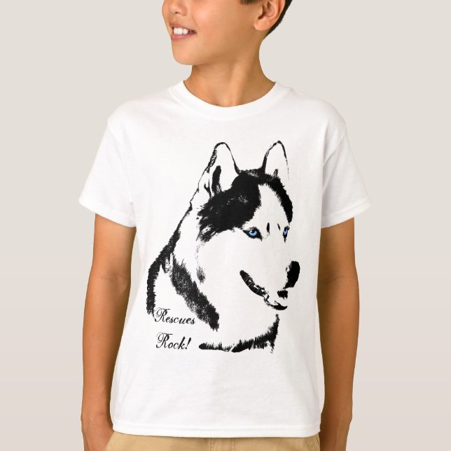 Le T-shirts enroué de la chemise de l'enfant de (Devant)