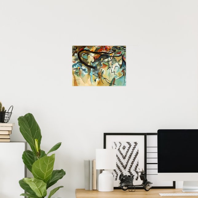 Le tableau de Kandinsky, Composition V, (Bureau à domicile)