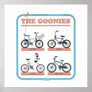 Le tableau des vélos de Goonies